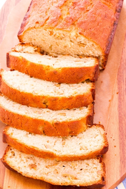 Foto pane alla banana fatto in casa dalla ricetta classica.