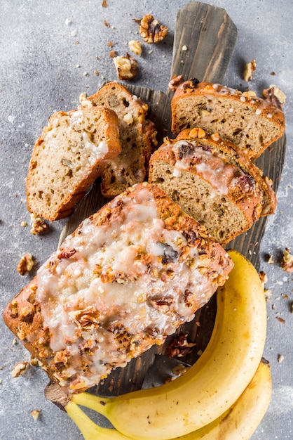 Homemade banana bread