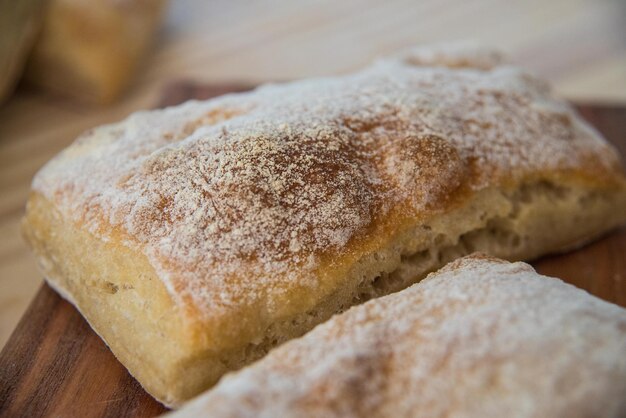 homemade bread fresh out of the oven, bakery