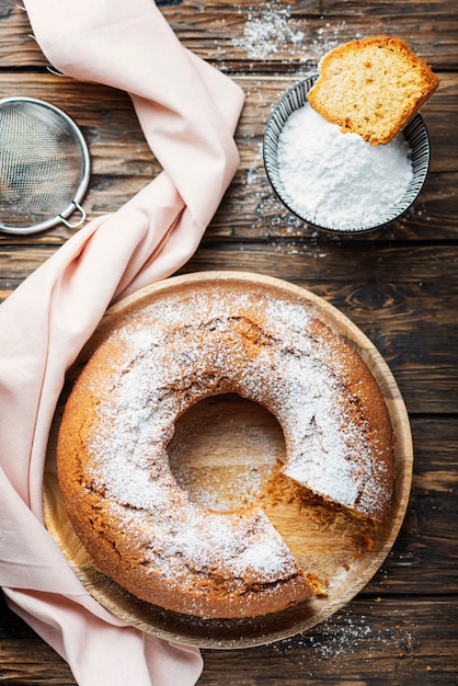 Torta bundt fatta in casa