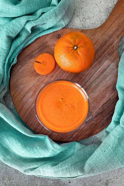 Homemade carrot juice Drink loaded with the goodness of vitamins and minerals