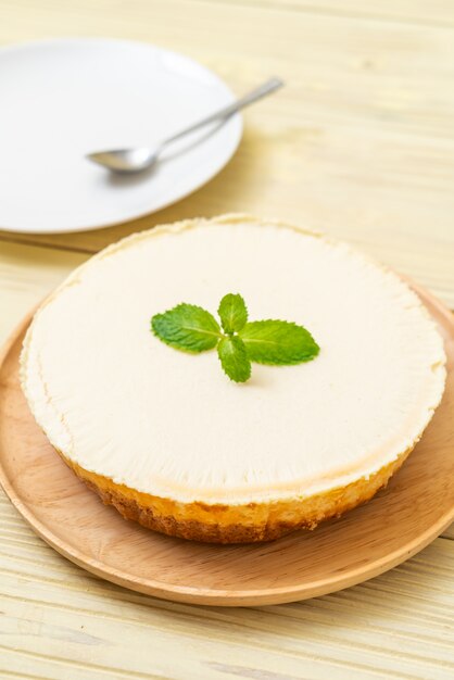 사진 민트로 만든 치즈 케이크