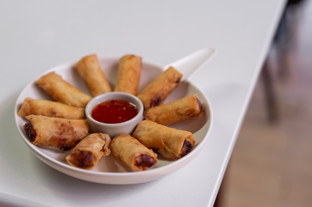 Homemade Chinese Vegetable Egg Rolls