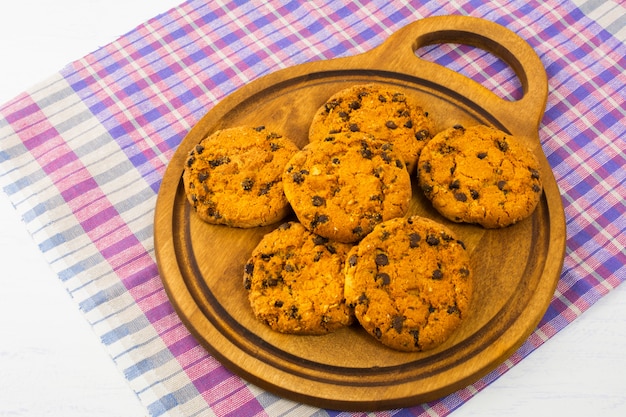 Homemade chocolate chip cookies