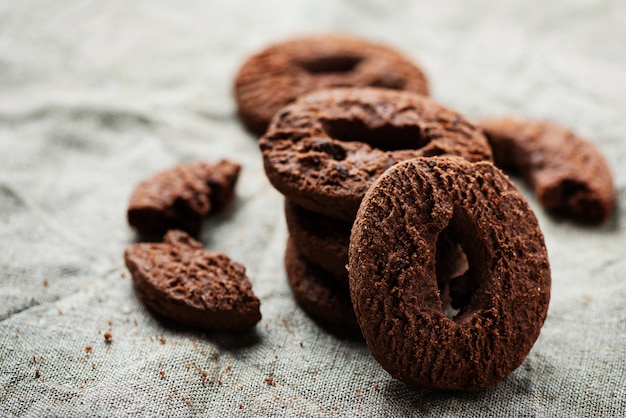 Homemade chocolate cookies