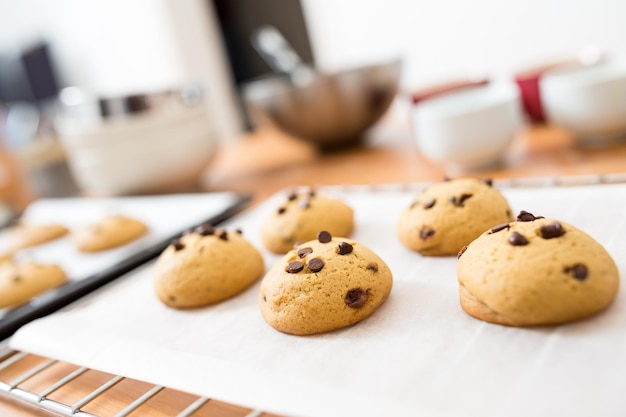 Homemade chocolate cookies