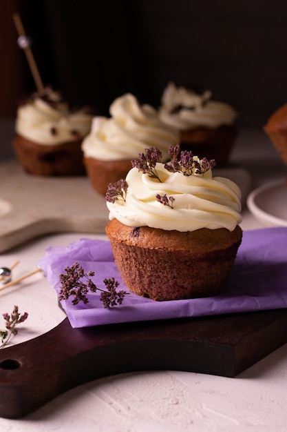 Homemade chocolate cupcakes