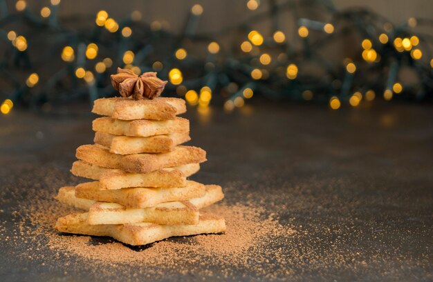 Foto biscotti di natale fatti in casa a forma di stella