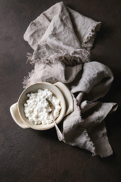 Homemade cottage cheese