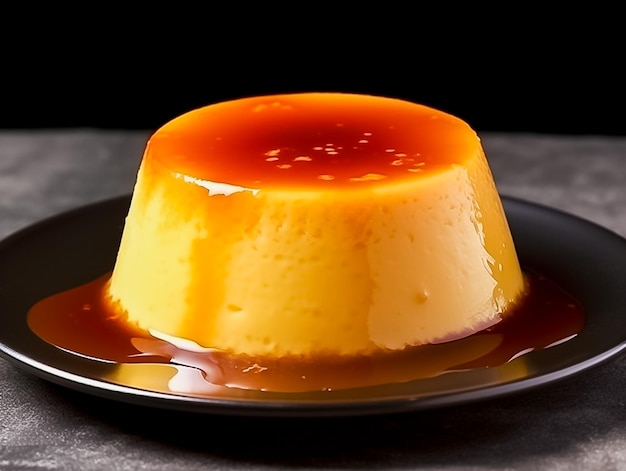 Homemade Cream Caramel with Sweet Syrup Custard Pudding