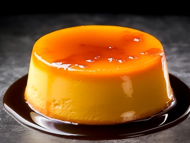 Homemade Cream Caramel with Sweet Syrup Custard Pudding