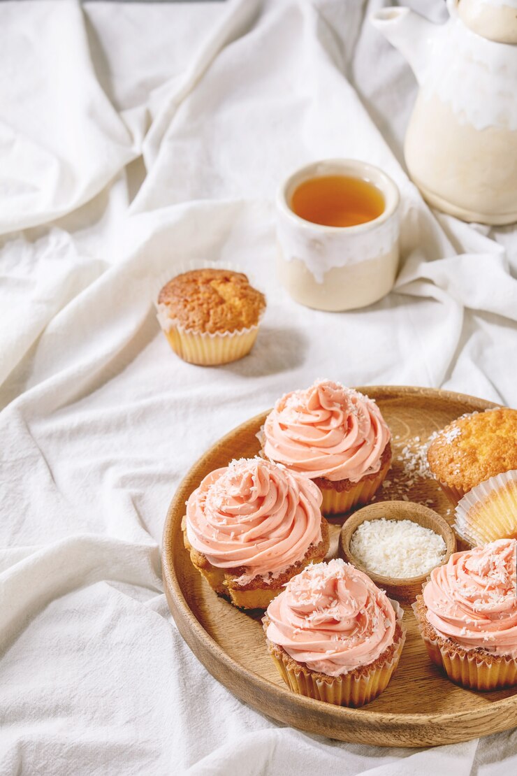 Photo buttercream와 함께 만든 컵 케 익