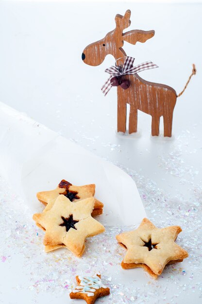 homemade delicious christmas gingerbread cookies 