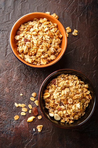 Muesli delizioso fatto in casa