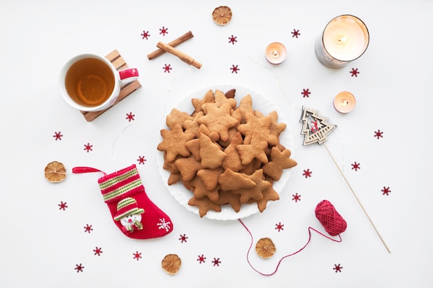 Homemade gingerbread cookies