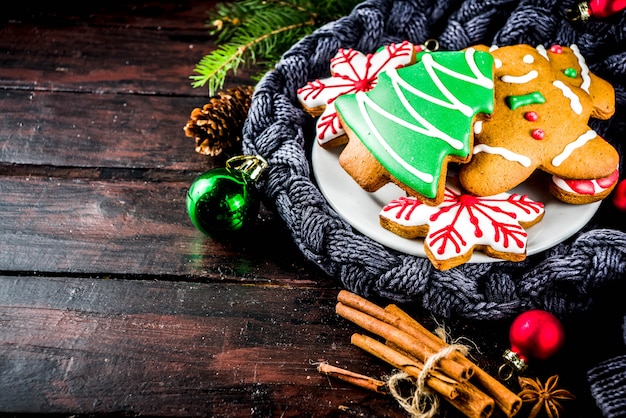 Homemade gingerbread cookies