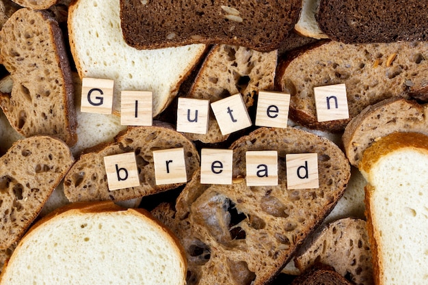 Homemade gluten free bread for people with allergy