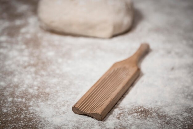 Photo homemade gnocchi traditional italian cuisine