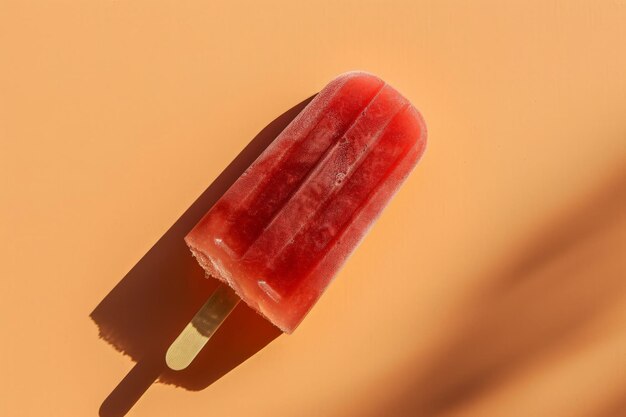 Homemade healthy watermelon popsicles