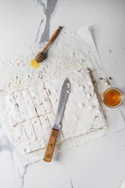 Torrone al miele fatto in casa