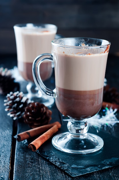 Homemade hot cocoa