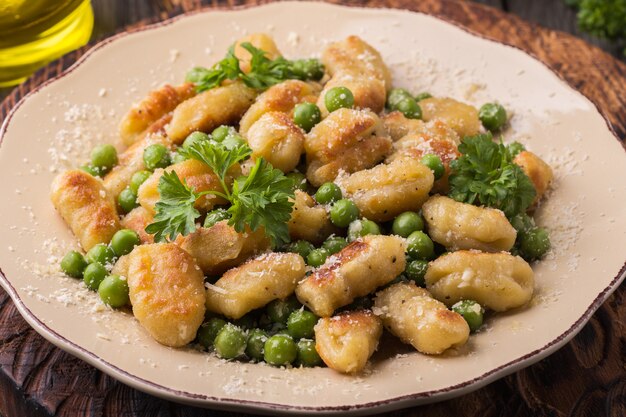 Foto gnocchi italiani fatti in casa.