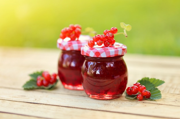 Homemade jamRed currant jam