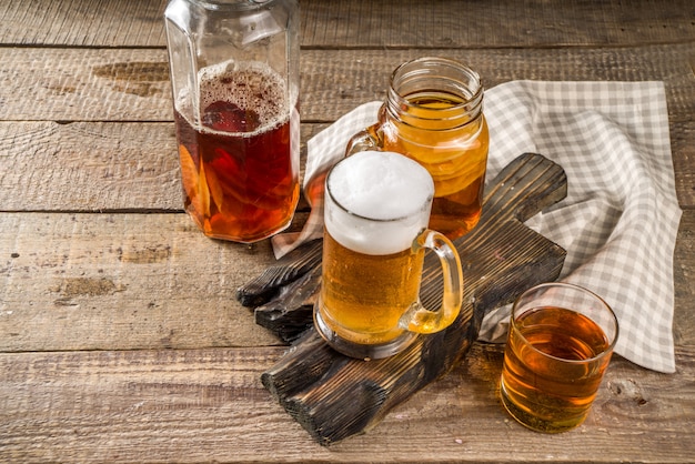 Homemade Kombucha beer