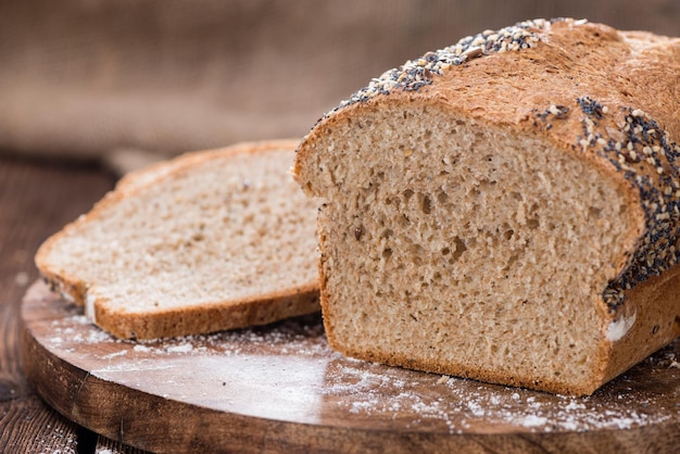 Homemade loaf of bread