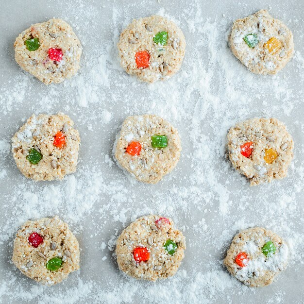 Homemade oat biscuits