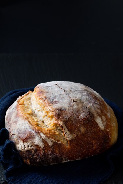 Homemade organic rustic sourdough bread