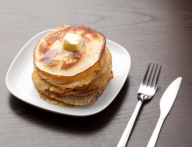 Homemade pancakes