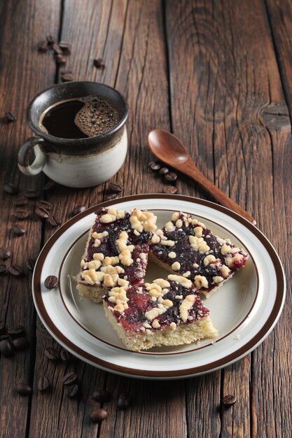 Homemade pastries and coffee