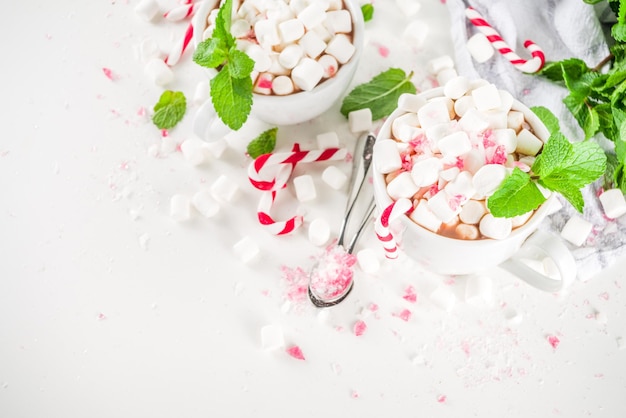 Homemade Peppermint Hot Chocolate