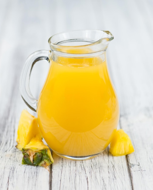Homemade pineapple juice