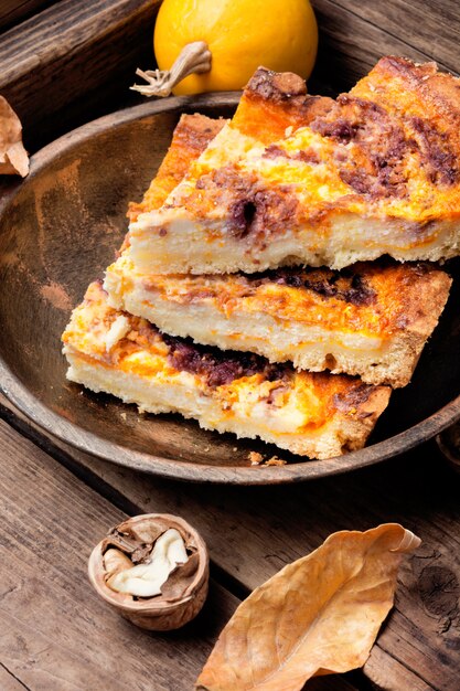 Torta di zucca fatta in casa