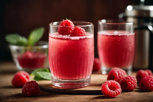 homemade raspberry refresher