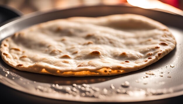 Foto panino piatto roti chapati fatto in casa