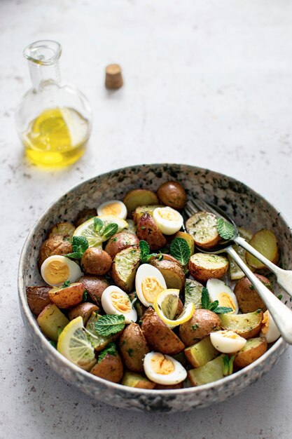 Homemade ruby gem potato salad