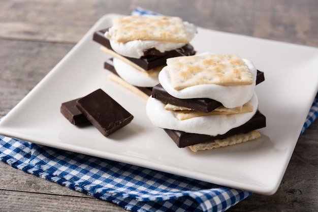 Homemade smores