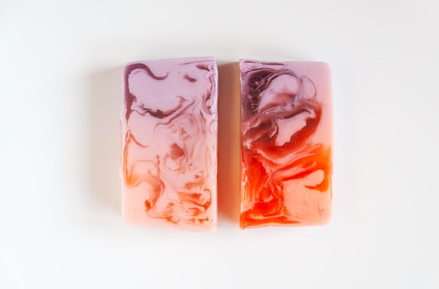 Homemade soap Scented colorful handmade soap bars