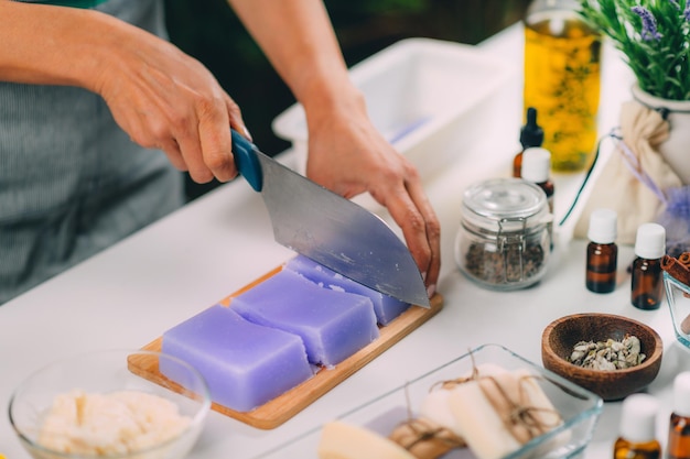 Photo homemade soap