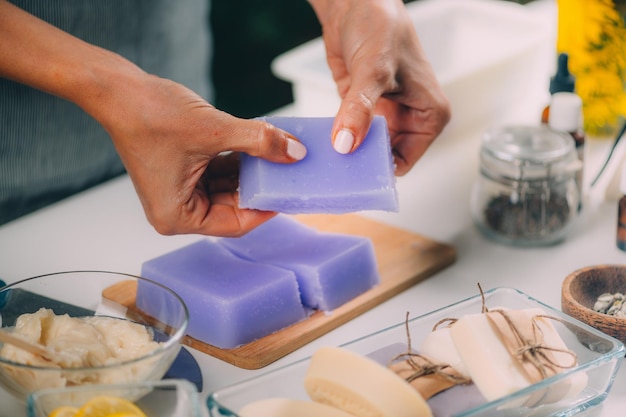 Photo homemade soap