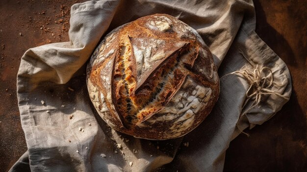 Homemade sourdough bread