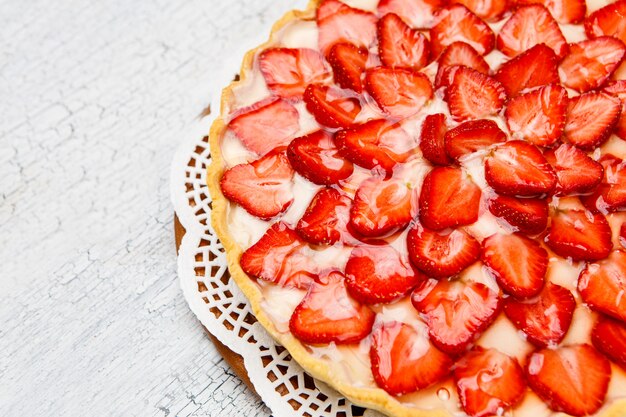 Homemade Strawberry cake