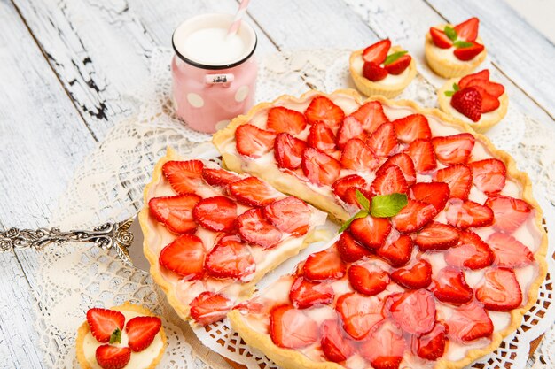 Homemade Strawberry cake