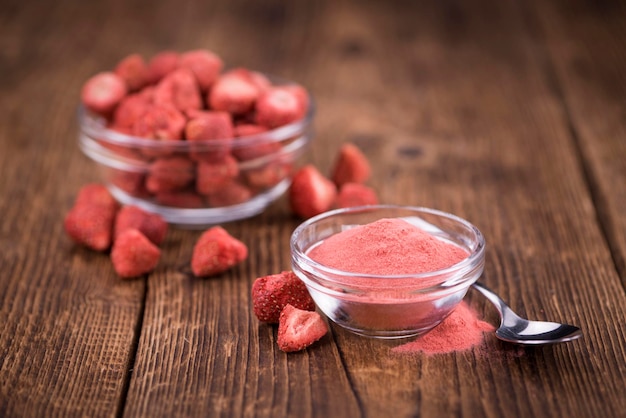 Homemade Strawberry powder