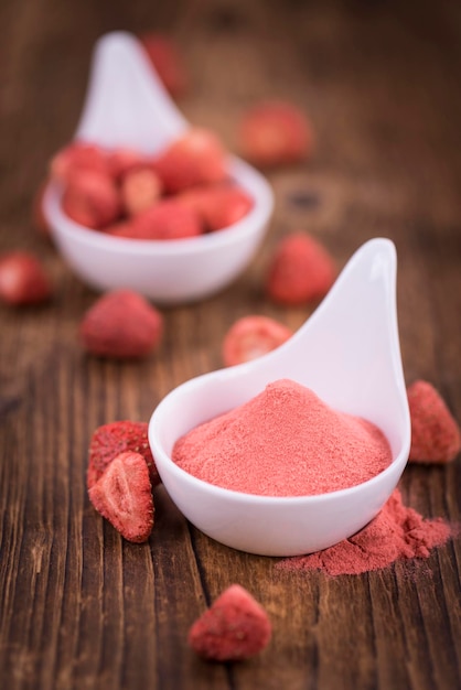 Homemade Strawberry powder