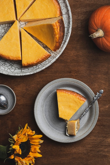 Casseruola dolce fatta in casa con zucca e ricotta