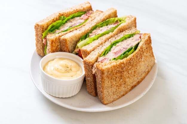 Homemade Tuna Sandwich